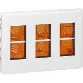 Legrand 078873L Mosaic Unterputz-Multibox 3x4-modulig, horizontal Farbe: Ultraweiß