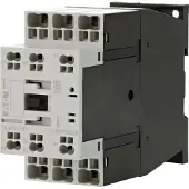 Eaton 199668 Leistungsschütz, 3-polig, 380 V 400 V 11 kW, 1 S, 1 Ö, 230 V 50/60 Hz, Wechselstrombetätigung, Push-in-Klemmen DILM25-11(230V50/60HZ)-PI