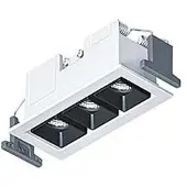 Zumtobel 60210978 LED-Deckeneinbauleuchte SUI DF3 1100-940 LDO FL BK WH