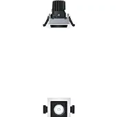 Zumtobel 60816936 LED Decken-Einbauleuchte PANOS INF Q68V 10W 940 LDO FL-BK WH