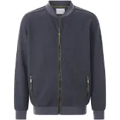 Babista Sweatjacke "Sweatjacke EMANORO", Herren, Gr. L, blau (dunkelblau melange), Obermaterial: 60% Baumwolle CO. 40% Polyester COOLMAX PES(Coolmax)., Sweatjacken Sweatjacke