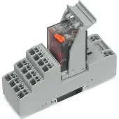 Wago 858-518 Relaismodul,Eingangsnennspannung AC 230 V,4 Wechsler 858518 - 5 Stück