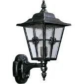 Albert 601804 Wandleuchte Typ Nr. 1804 - Farbe: schwarz-Silber, für 1 x Lampe, E27