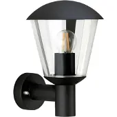 Albert Wandleuchte in Schwarz E27 IP54 300mm
