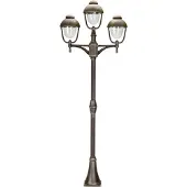 Albert Außenleuchte 3 Lichter Jardi 228 cm - bronze