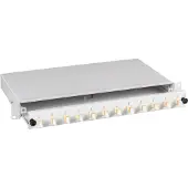 EFB Elektronik BA71523.24 Spleißbox E2000 9/125μ OS2 ausziehbar 24 Pigtails abgesetzt/24 Kuppl. BA7152324