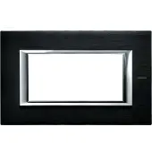 Legrand HA4804XS Abdeckrahmen AXOLUTE: 4 Module, Farbe: Anthrazit, gebürstet