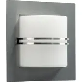 Albert 696058 Wandleuchte Typ Nr. 6058 - Edelstahl, für 1 x Lampe, E27