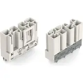 Wago 770-834 Stecker für Leiterplatten,gerade,4-polig,weiß 770834 - 50 Stück