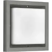Albert LED Wandleuchte in Anthrazit und Weiß 12W 1200lm IP54 eckig
