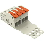 Wago 832-1204/334-000 1-Leiter-Stiftleiste Hebel Zugentlast- ungsplatte 16 mm² R