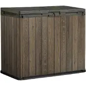 Rojaplast Garten-Aufbewahrungsschrank Keter SIO DARWIN 1 150 L – braun / Walnuss