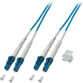 EFB Elektronik O6505.1 Duplex Jumper LC-LC 9/125μ, OS2, LSZH, armiert, blau, 3.0mm, 1m O65051