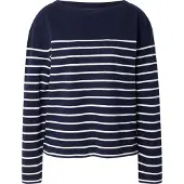 Levi's Levis Langarmshirt "MARIN STRIPE TOP" Saum mit kurzen Seitenschlitzen