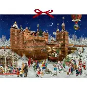 Sonstige Verlage Wand-Adventskalender - Weihnachtszauber auf dem Schloss