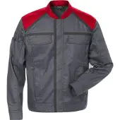 Fristads Jacke 4555 STFP - 2XL / Grau/Rot