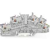 Wago 2203-6661 Installationsetagenklemme,mit Drücker,2,5 mm2,grau 22036661 - 50 Stück