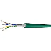 EFB Elektronik 99253.100 Patchkabel Cat5e SF/UTP 300MHz 4x2xAWG26, FRNC-B grün 100M 99253100