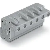 Wago 732-110/026-000 1-Leiter Federleiste, abgewinkelt,CAGE CLAMP,2,5 mm2,grau 732110026000 - 25 Stück