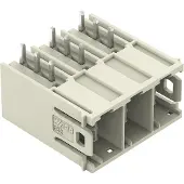 Wago 832-3643 THT-Stiftleiste,Lötstift 1,2 x 1,2 mm,abgewinkelt,lichtgrau 8323643 - 45 Stück