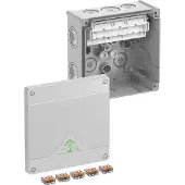 Spelsberg 80647001 Abzweigkasten, Schutzart IP66, max. Leiterquerschnitt 62, Schlagfestigkeit IK07, Schutzklasse II, Ui 450V AC, Ui 450V DC, DLG