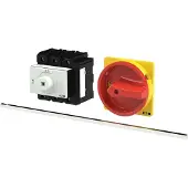 Eaton Power Quality Eaton EP-400949 P3 Hauptschalter, 80 A, Zwischenbau, 3-polig, Form M4/SVB, rot, Türkupplungsdrehantrieb, HI11 P3-80/M4/SVB/HI11 EP400949