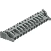 Wago 232-243/039-000 THT-Federleiste,abgewinkelt,Rastermaß 5 mm,grau 232243039000 - 25 Stück
