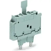 Wago 2006-921/1000-859 Sicherungsstecker,mit Lasche,für G-Sicherungseinsatz 5 x 30 mm,grau 20069211000859 - 25 Stück