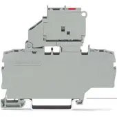 Wago 2002-1911/1000-541 2-Leiter-Sicherungsklemme,mit schwenkbarem Sicherungshalter,mit zusätzlicher Brückung,grau 200219111000541 - 50 Stück