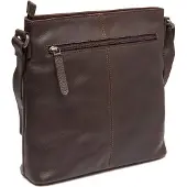The Chesterfield Brand Leder Umhängetasche Lunton Shoulder Bag Brown dunkelbraun