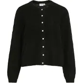 Vila Vilory Rundhals Strickjacke