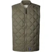 Pepe Jeans für Herren. PM4027184 Weste Jenry grün (S), Lässig, Polyamid