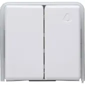 Kopp 623502071 STANDARD - Serienschalter, Farbe: arktisweiß