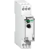Schneider Electric A9E16068 Zeitverzögertes Einschaltrelais iRTH, 0,1 sec-100 Std., 24-240VAC, 24VDC