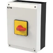 Eaton EP-400992 P3 EIN-AUS-Schalter, 80 A, Aufbau, 4-polig, Form I5, rot, kurzer Knebelgriff P3-80/I5-RT/N EP400992