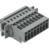 Wago 769-608/002-000 1-Leiter-Stiftleiste,CAGE CLAMP,4 mm2,grau 769608002000 - 25 Stück