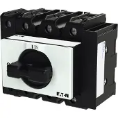 Eaton EP-400937 P3 EIN-AUS-Schalter, 80 A, Verteilereinbau, 4-polig, Form IVS, schwarz, kurzer Knebelgriff, HI11 P3-80/IVS/N/HI11 EP400937