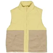 Mazine - Women's Fabric Blocking Vest - Fleeceweste Gr XXL beige