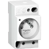Schneider Electric A9A15307 Steckdose iPC, 2P+E, 16A, 250VAC, NFC15100, franz. Ausführung mit LED
