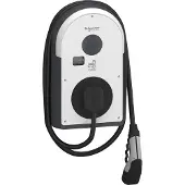 Schneider Electric EVB3I22NC0MB Pro AC Wallbox, 22kW, T2 Kabel, FI B-EV, IP55, IK10, NFC/RFID Reader, ERK