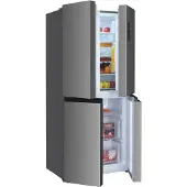 Hanseatic Multi Door, Energieeffizienz: E, silber (edelstahl optik), B:79cm H:180cm T:62cm, Kühlschränke, inkl. 3 Jahre Herstellergarantie, Multi Door, Topseller