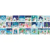 Eurographics s.r.o. Eurographics Puzzle Adventskalender Weihnachten - Christmas Village Karton