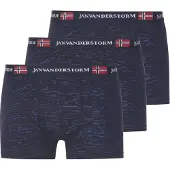 Jan Vanderstorm Retro Pants "3er Pack Retropant NORIK", Herren, Gr. 6XL, blau (dunkelblau), Obermaterial: 95% Baumwolle CO. 5% Elasthan EL., Unterhosen Retro Pants