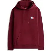 Tommy Hilfiger Tommy Jeans "TJM REG ESSENTIAL FLAG HOOD EXT", mit bedruckten Markenlogo auf Brusthöhe