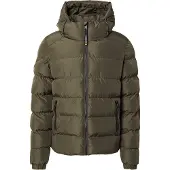 Superdry für Herren. M5011905A Sportsteppjacke mit Kapuze grün (L), Lässig, Polyester
