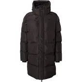 Superdry für Herren. M5011917A Sport Steppjacke mit Kapuze Sport schwarz (S), Lässig, Recyceltes Polyester, Nachhaltig