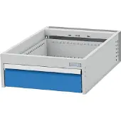 Bedrunka & hirth Hängeschublade B541xT736xH208mm lichtblau Vollauszug f.Werkbank