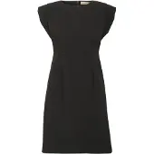 Culture Midikleid "Kleid CUalaine", Damen, Gr. 44, N-Gr, schwarz, Obermaterial: 79% Polyester PES. 17% Viskose CV. 4% Elasthan EL., Kleider Midikleid