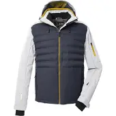 Killtec Skijacke "KSW 72 MN SKI JCKT" Moderne Hybridoptik, winddicht, wasserabweisend, atmungsaktiv