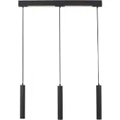 Schöner Wohnen LED-Hängelampe DANTE, schwarz, 3 x GU10, Länge 90 cm, Metall